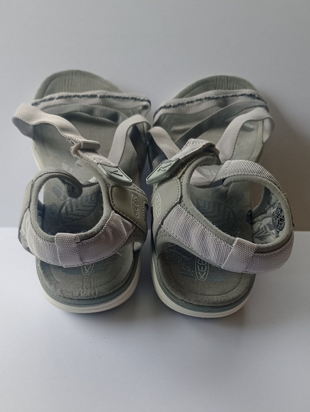 Size 10 Keen Maya Gray Strap Sandals Waterproof Hiking Trekking Travel Swimming - Picture 7 of 10